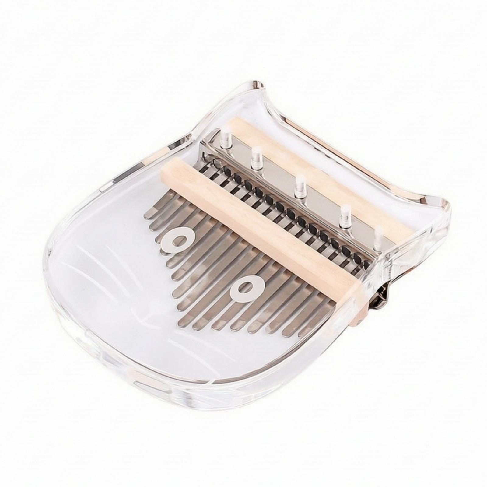 Musical Instrument For Beginners - Clear Cat Shape Kalimba Finger Piano