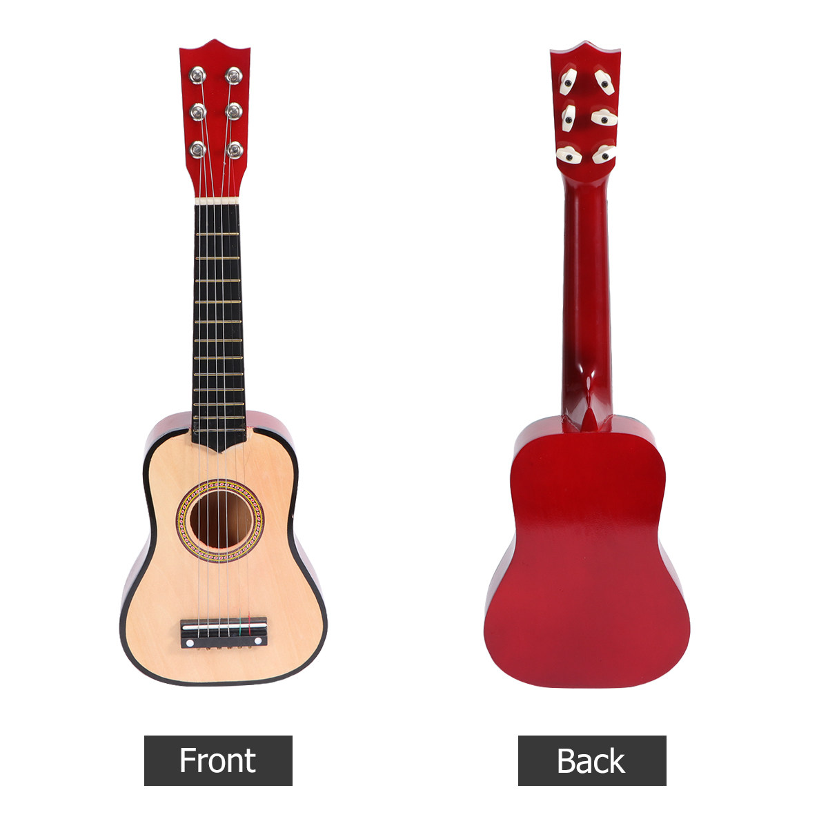 Musical Instrument For Beginners - 21Inch Acoustic Guitar Kids Folk Guitar