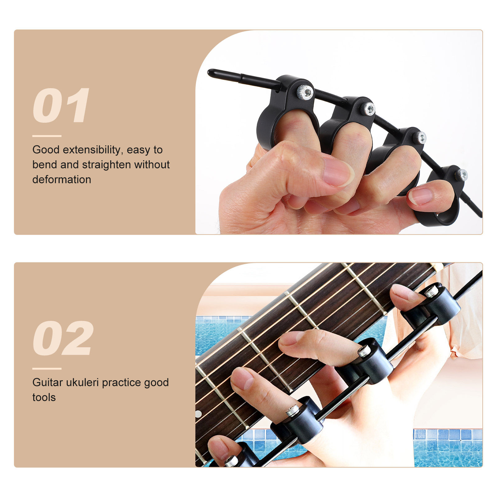 2Pcs Guitar Finger Expander Tr - đánh giá và giá Musical Instrument For Beginners