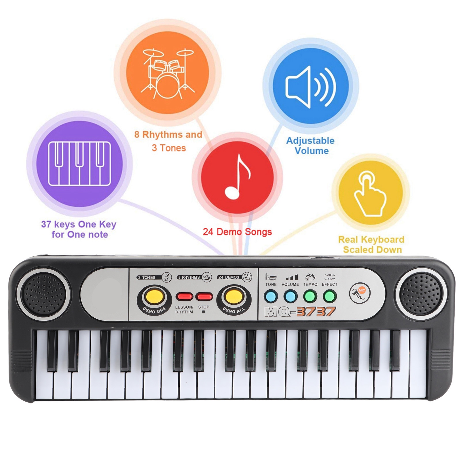 37 Keys Electric Digital Key B - đánh giá và giá Musical Instrument Names