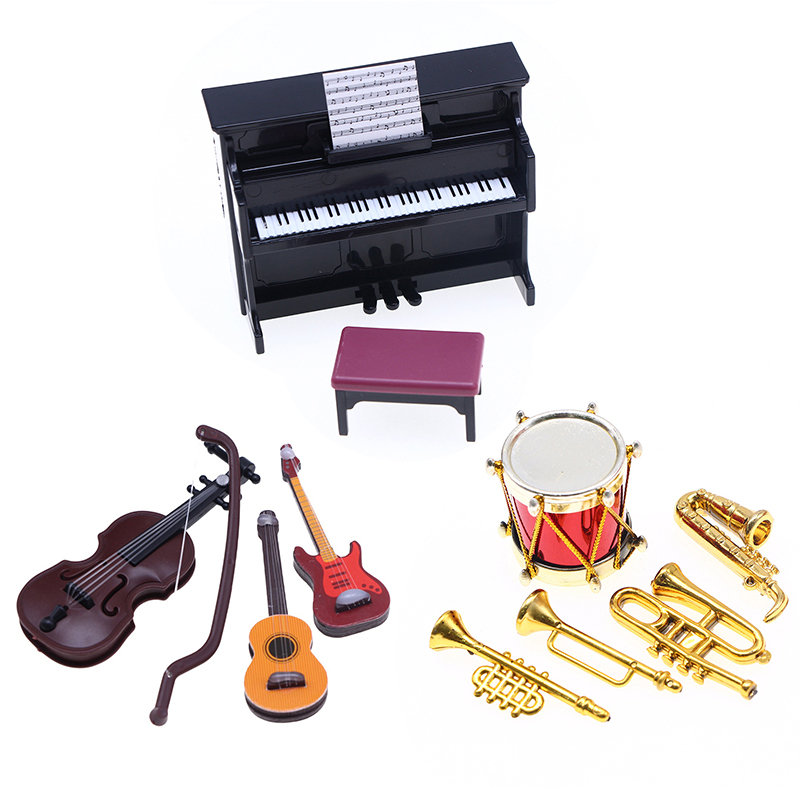 【M】1:12 Dollhouse Miniature Cl - đánh giá và giá Musical Instrument Names
