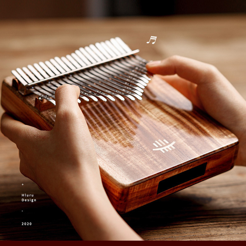 Hluru Kalimba 17 Keys with Hol - đánh giá và giá Musical Instrument For Beginners