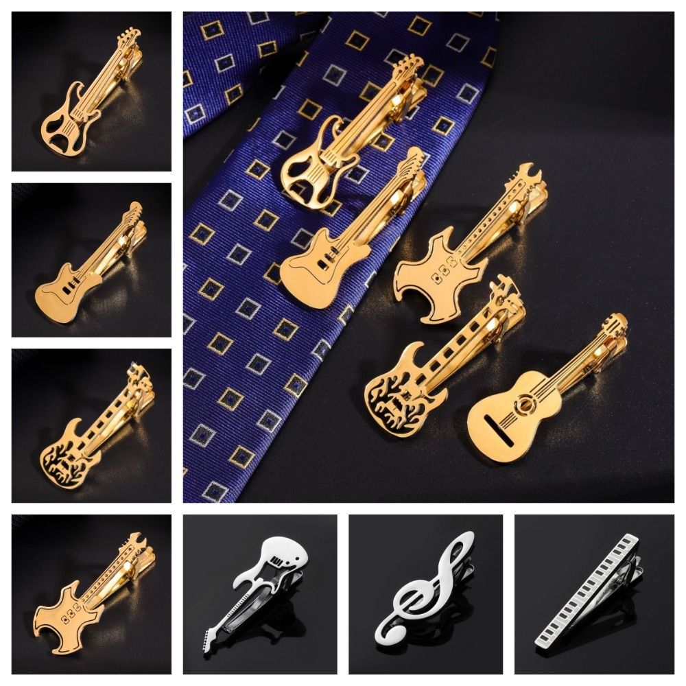 Fashion Treble Clef Guitar Tie - đánh giá và giá Musical Instrument Names