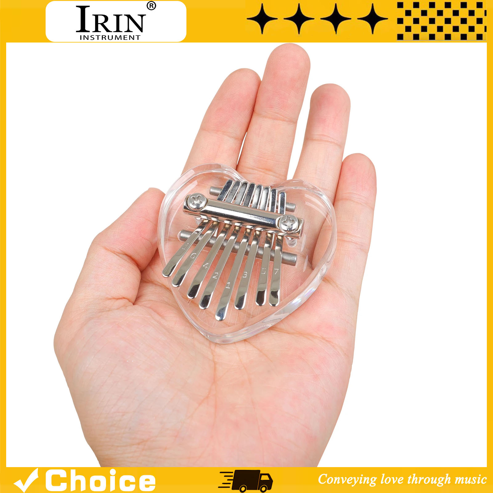 8-Key Kalimba Mini Thumb Piano - đánh giá và giá Musical Instrument For Beginners