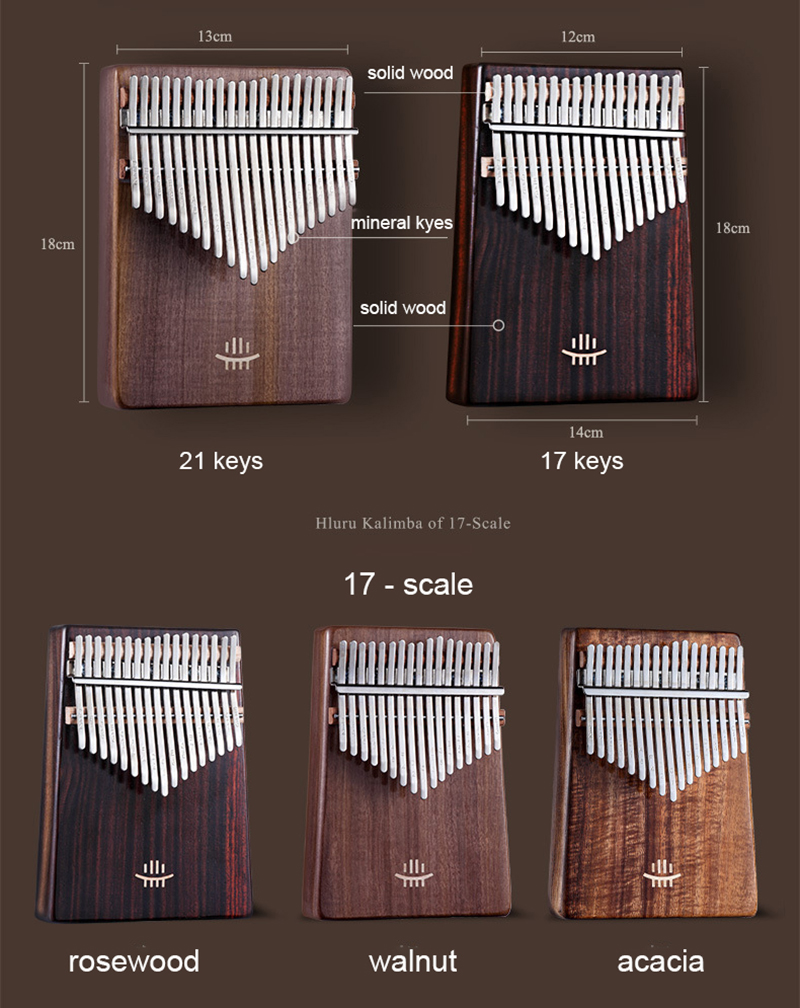 guitar Kalimba 17 Keys with Ho - đánh giá và giá Musical Instrument Kalimba
