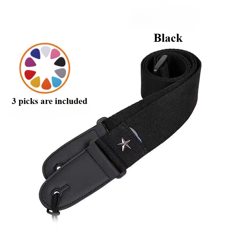 Embroidered Cross Guitar Strap - đánh giá và giá Musical Instrument Bass