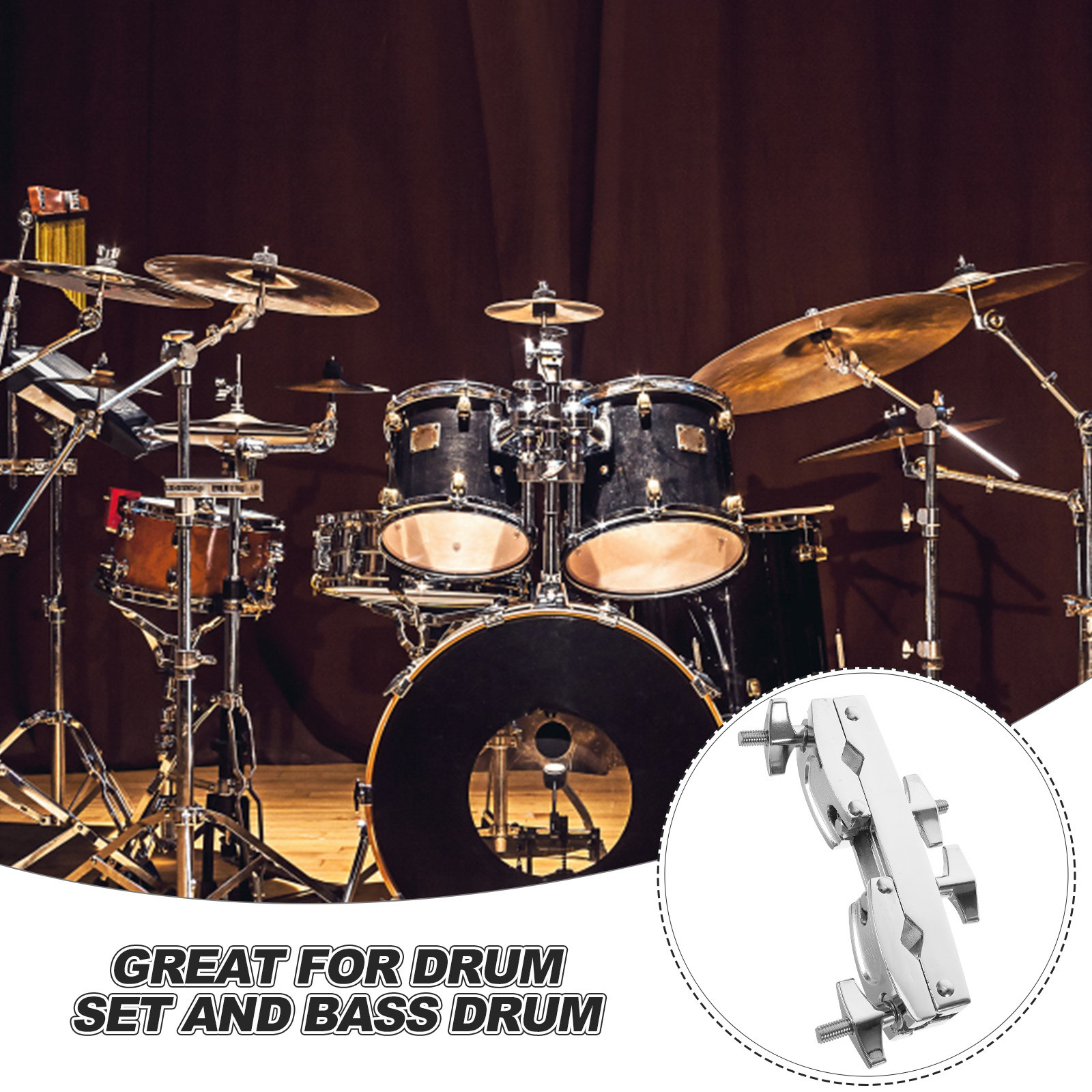 Drum Set Cowbell Holder Premiu - đánh giá và giá Musical Instrument Bass
