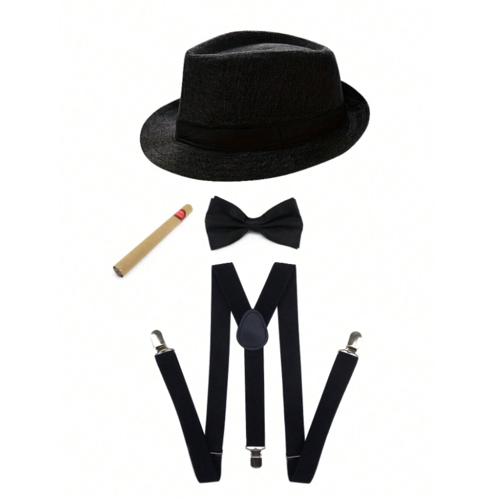 1920s Mens Gangster Costume Se - đánh giá và giá Musical Instrument Jazz