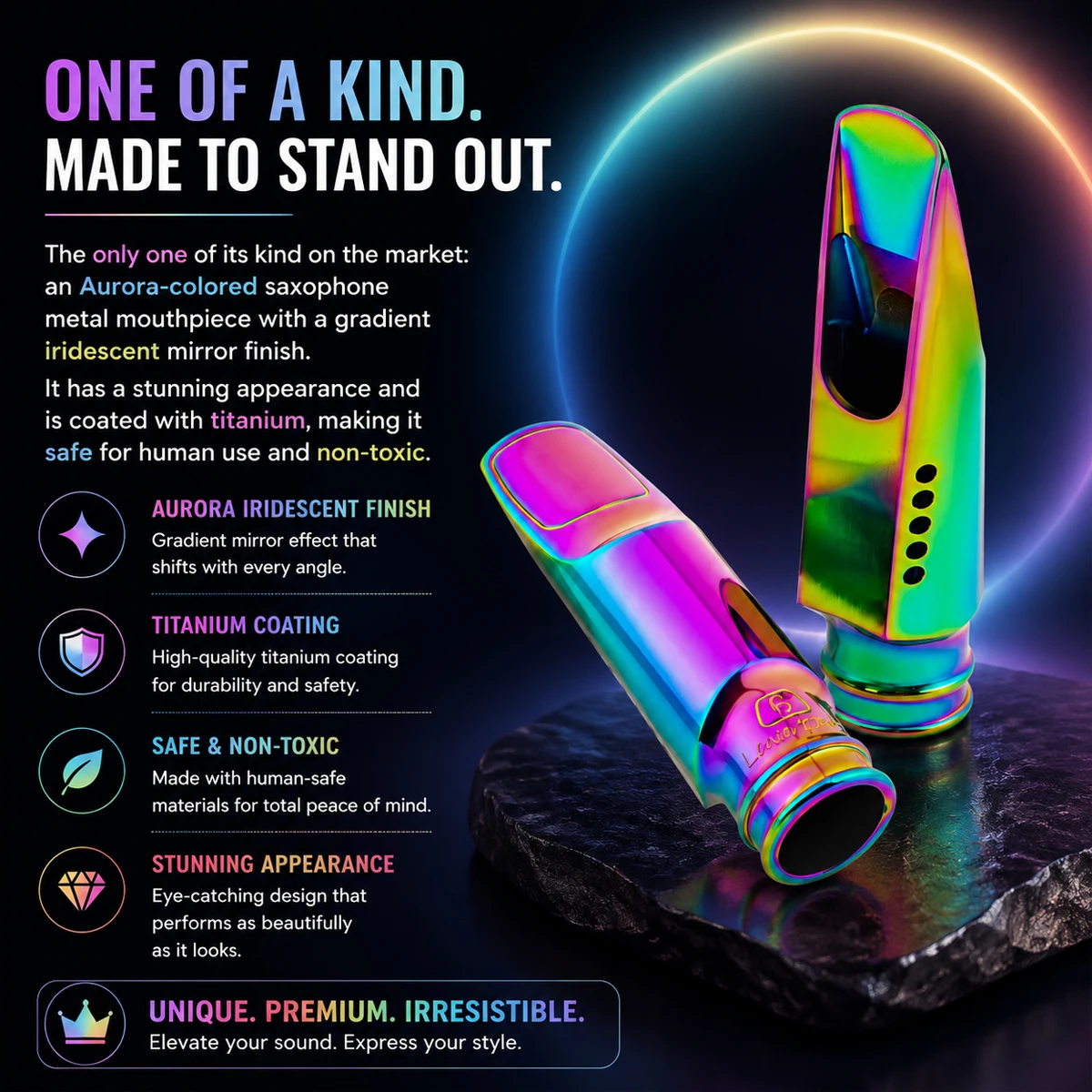 Aurora Iridescent Alto Saxopho - đánh giá và giá Musical Instrument Jazz